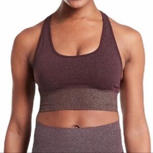 Athleta Women's Sparkling Burgundy Sports Bra